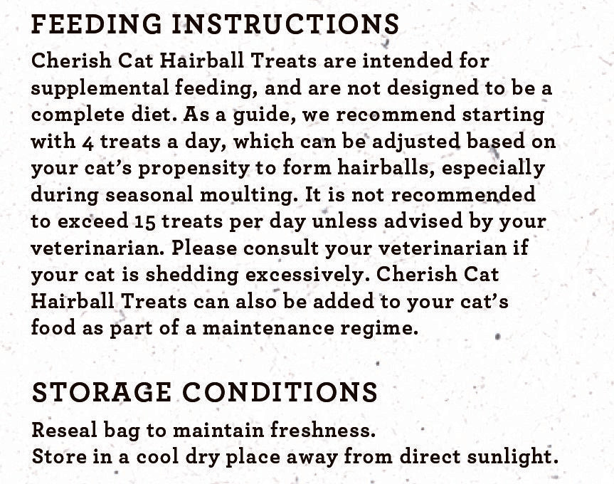 Cherish - Hairball Control Treats - 120g