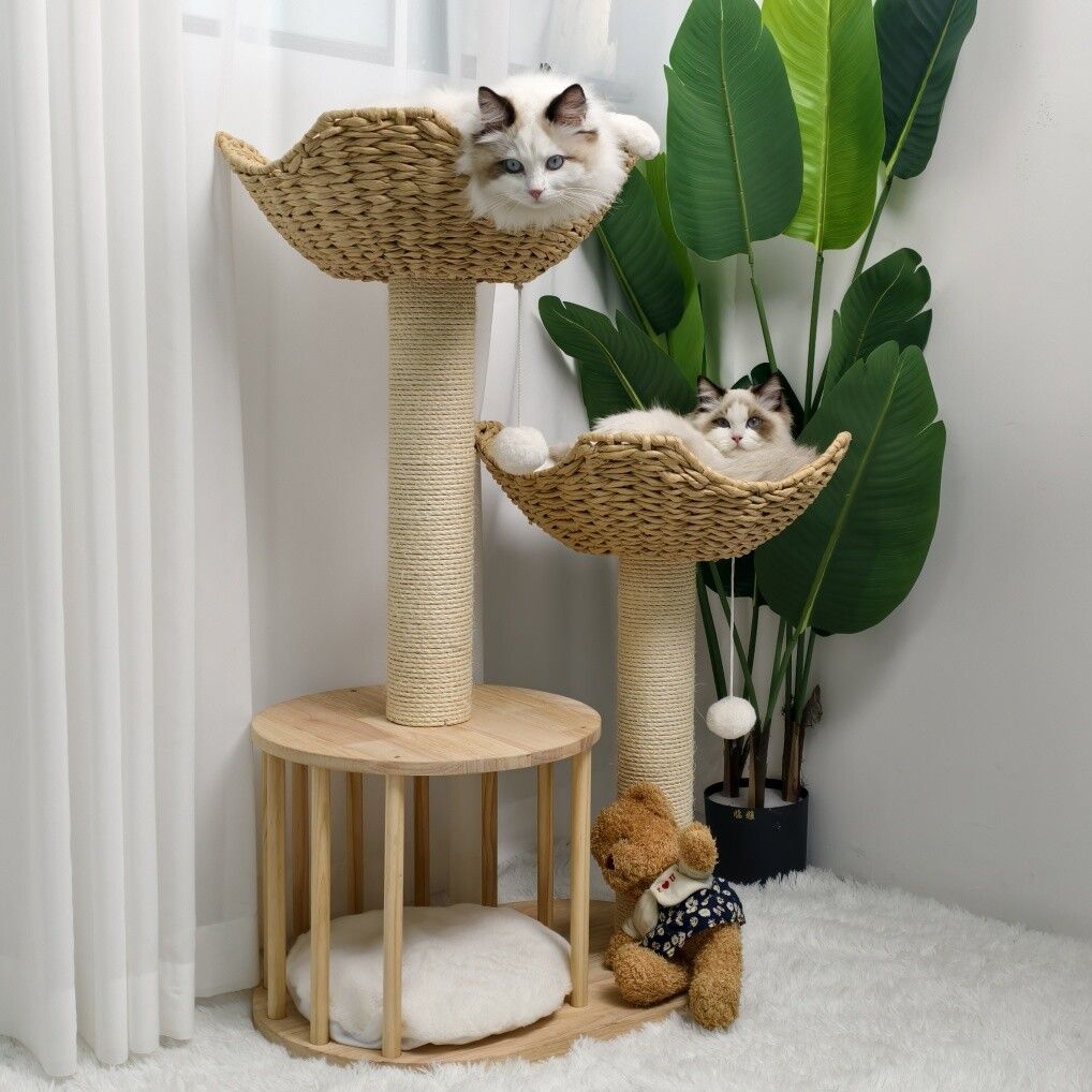 Multi-Level Cat Tree Tower with condo (22x17x27cm)