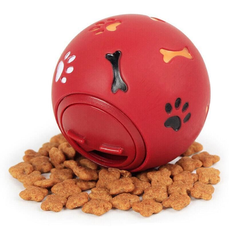 Interactive Treat Dispensing Ball for Dogs 11cm (Blue)