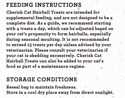 Cherish - Hairball Control Treats - 120g