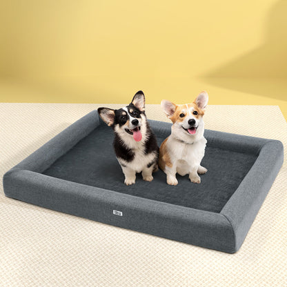 i.Pet - Calming Sofa Pet Bed – Grey (Extra Large)