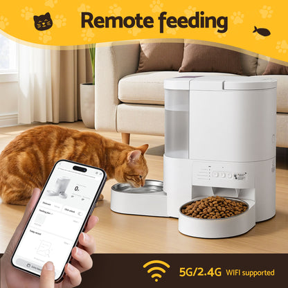 i.Pet - Smart Pet Feeder & Water Dispenser – 4L WiFi