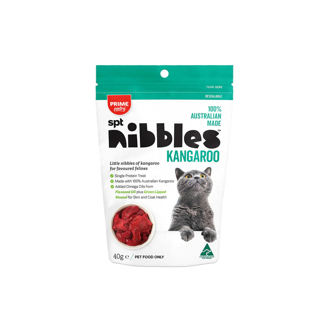 Prime100 - Prime Pantry - SPT Nibbles Cat Treats - Kangaroo - 8x40g