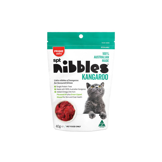 Prime100 - Prime Pantry - SPT Nibbles Cat Treats - Kangaroo - 8x40g