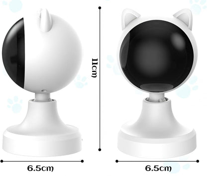 Interactive Cat Laser Toy – USB Rechargeable with Adjustable Modes