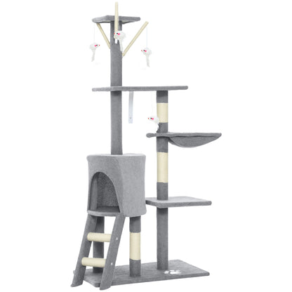 CARLA HOME Multi-Level Cat Tree with Hammock & Perch