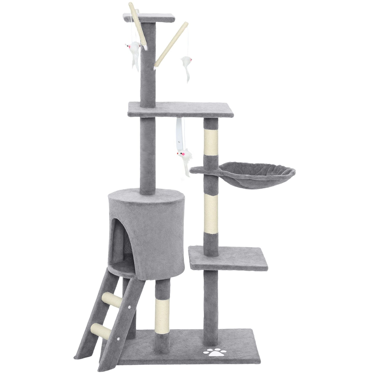 CARLA HOME Multi-Level Cat Tree with Hammock & Perch