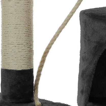 CARLA HOME Indoor Cat Tree with Scratching Posts & Condo