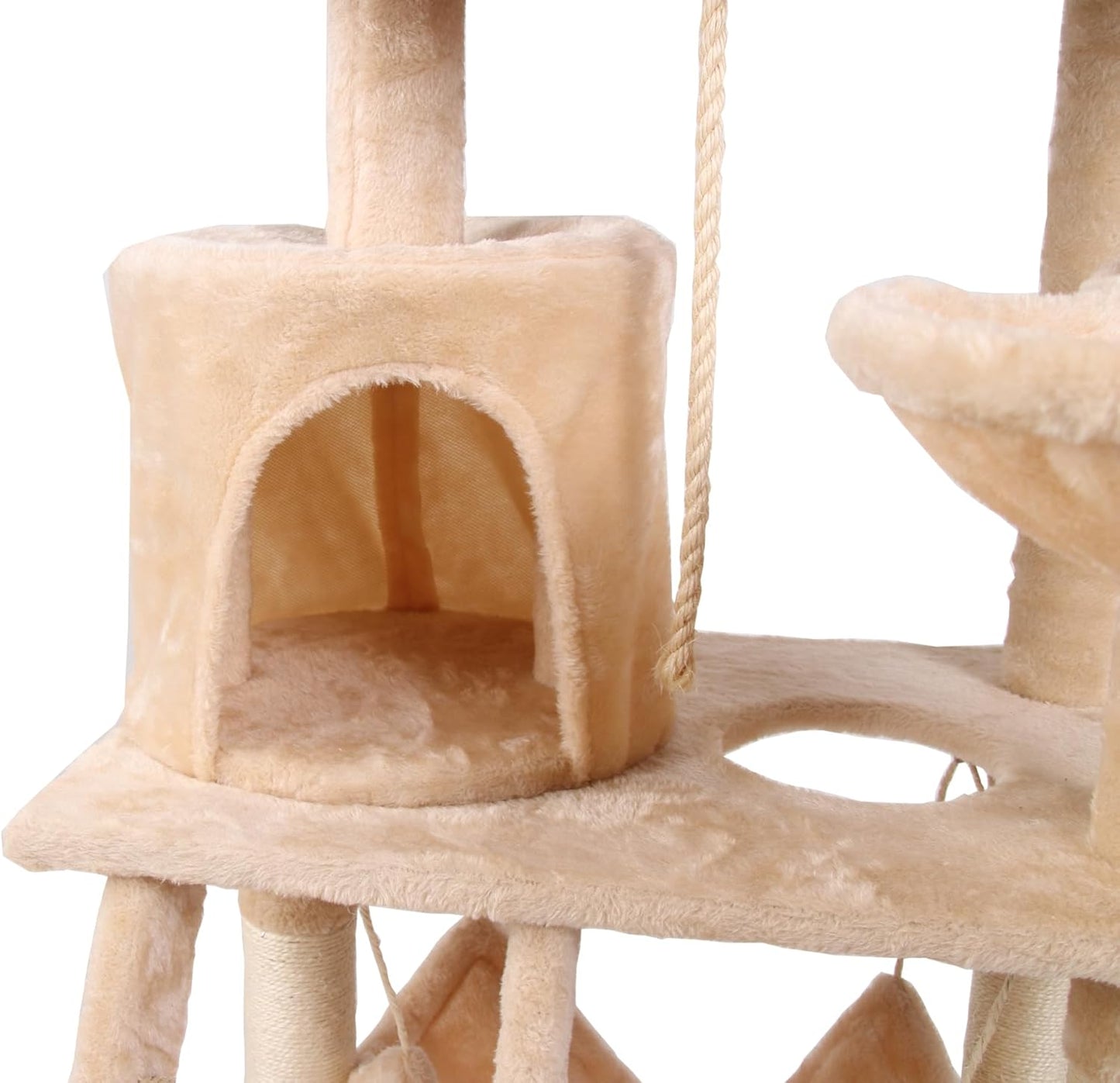 CARLA HOME Comfort Cat Tree with Perch & Hammock