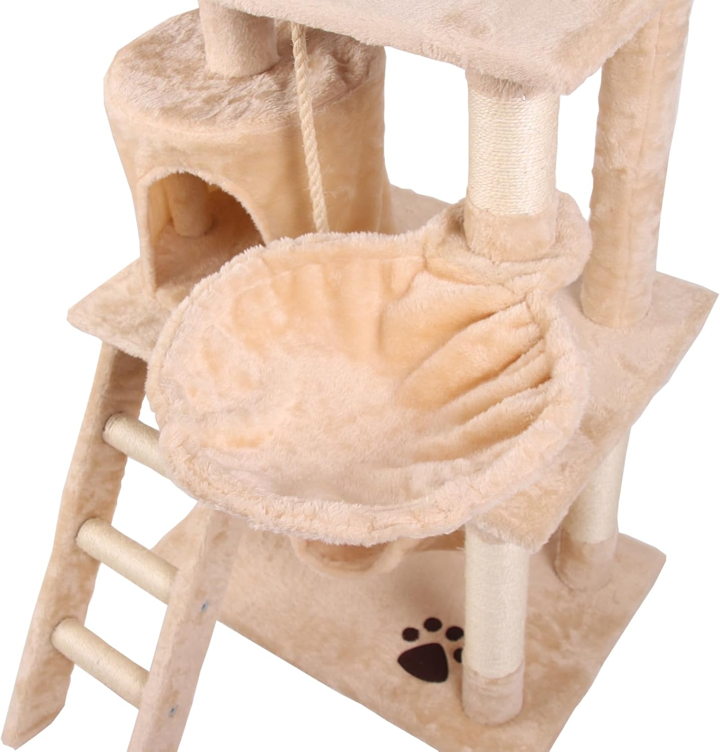CARLA HOME Comfort Cat Tree with Perch & Hammock
