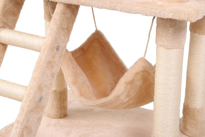 CARLA HOME Comfort Cat Tree with Perch & Hammock