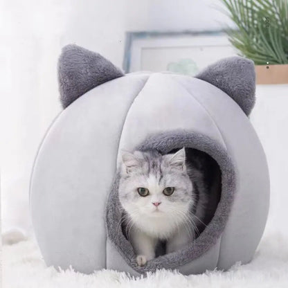 Cozy Plush Cave Bed (33x33x33cm)
