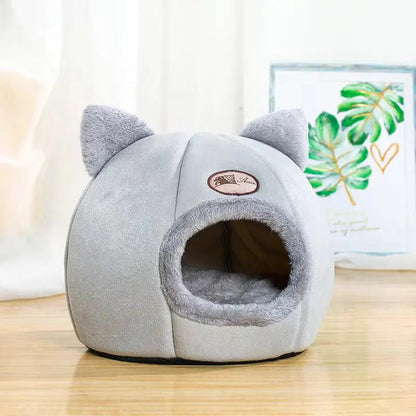Cozy Plush Cave Bed (33x33x33cm)