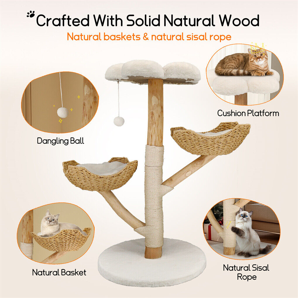 Multi-Level Cat Tree Tower (20x15x25cm)