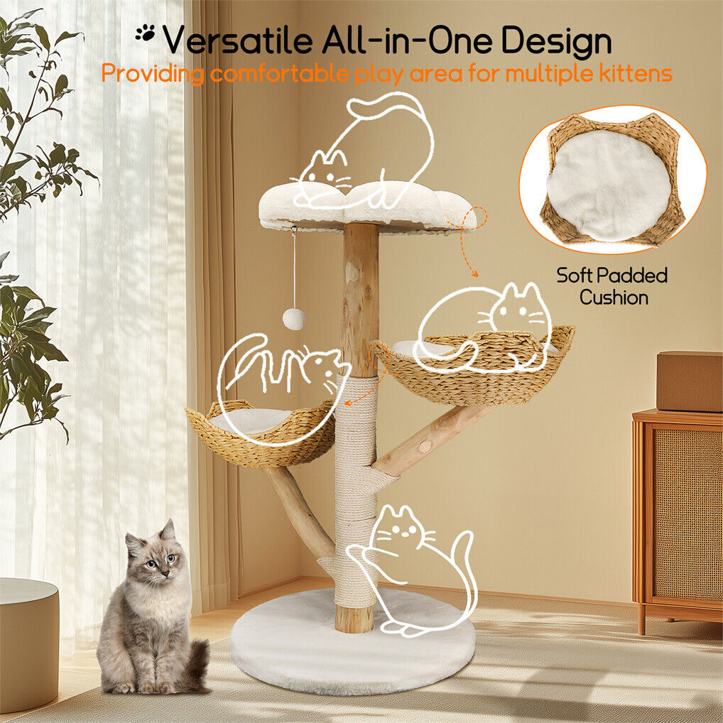 Multi-Level Cat Tree Tower (20x15x25cm)