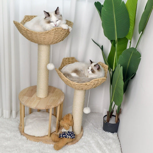 Multi-Level Cat Tree Tower with condo (22x17x27cm)