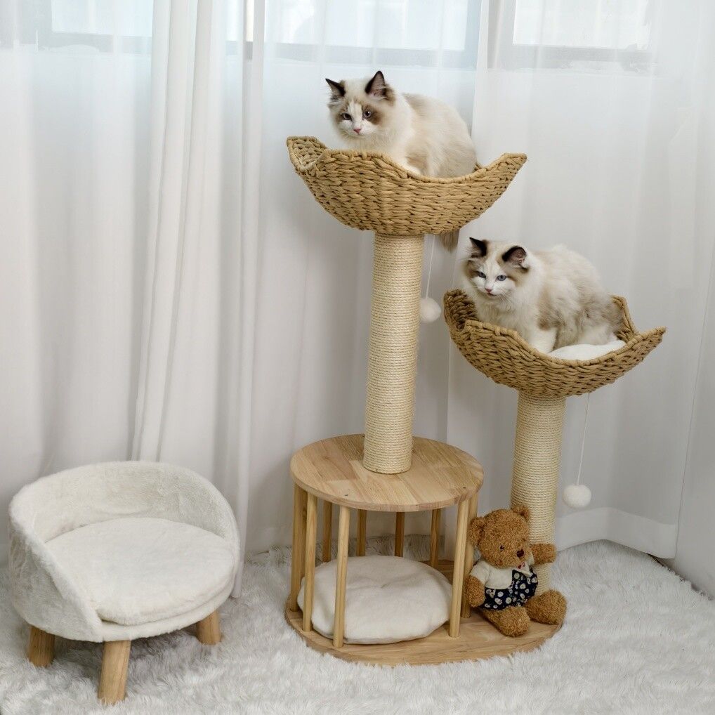 Multi-Level Cat Tree Tower with condo (22x17x27cm)
