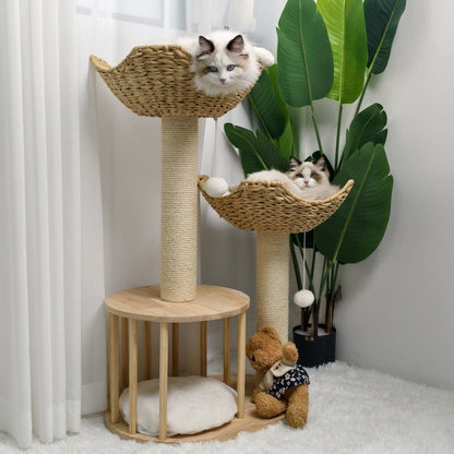 Multi-Level Cat Tree Tower with condo (22x17x27cm)