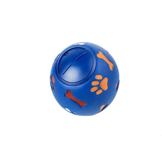Interactive Treat Dispensing Ball for Dogs 11cm (Blue)