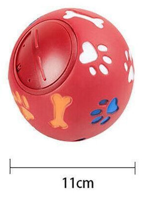 Interactive Treat Dispensing Ball for Dogs 11cm (Blue)