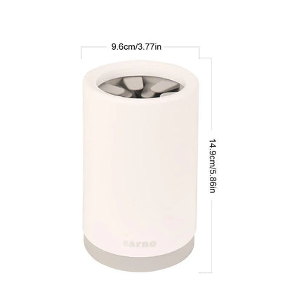 Portable Pet Paw Cleaner Cup – Gentle No-Rub Foot Washer (Grey)