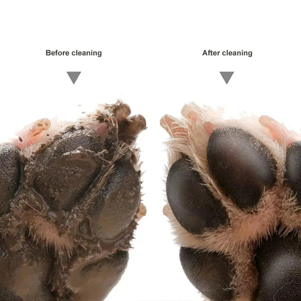 Portable Pet Paw Cleaner Cup – Gentle No-Rub Foot Washer (Grey)