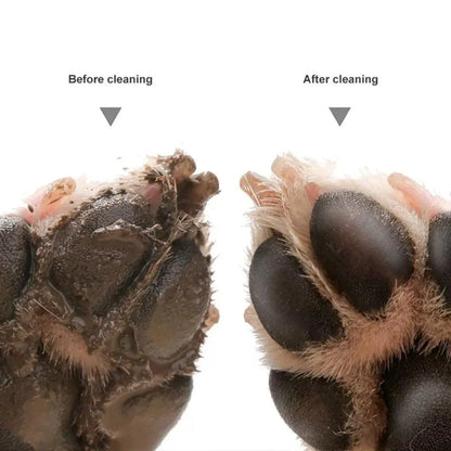 Portable Pet Paw Cleaner Cup – Gentle No-Rub Foot Washer (Grey)