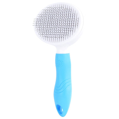 Self-Cleaning Pet Grooming Brush – Gentle Deshedding Brush