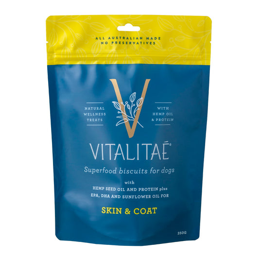 Vitalitae – Superfood Biscuits for Dogs – Skin & Coat - 350g