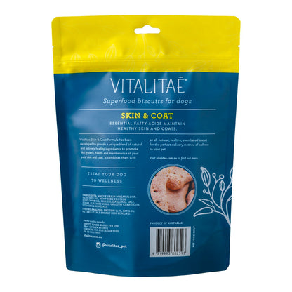 Vitalitae – Superfood Biscuits for Dogs – Skin & Coat - 350g